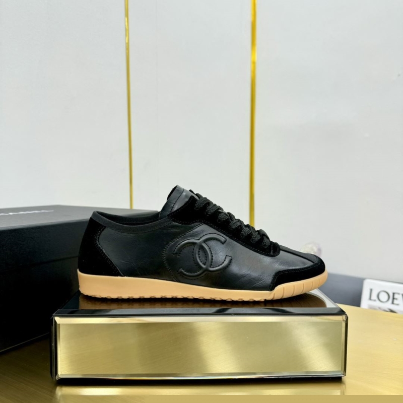Ch*el leather shoes